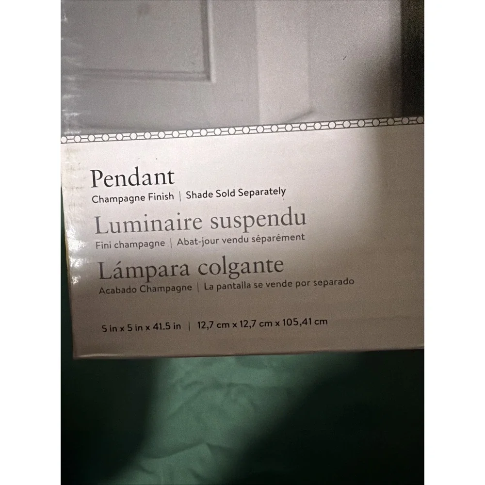 Portfolio Mini Pendant Light Fixture (Item Number‎ 1048424). New In Box Set Of 2
